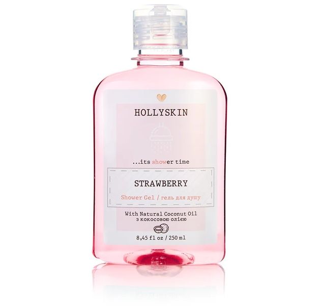 Натуральний гель для душу HOLLYSKIN Strawberry  H0001 фото