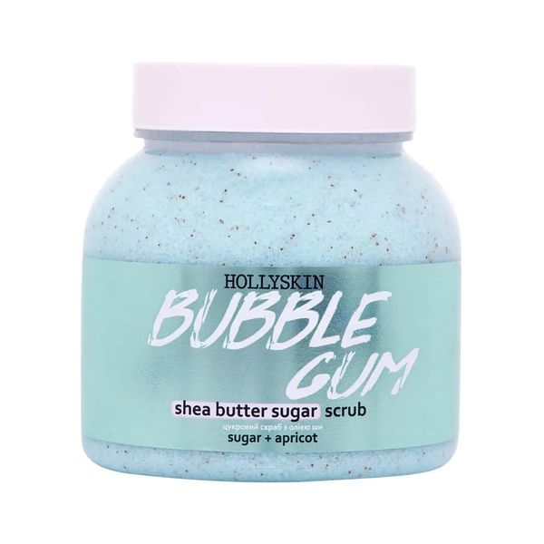 HOLLYSKIN Bubble Gum peeling cukrowy z masłem shea i perlitem  H0270 zdjęcie