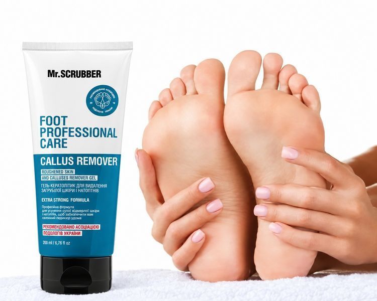 Foot Professional Care Гель-кератолитик для удаления огрубевшей кожи и натоптышей Mr.SCRUBBER, 200 мл MS0799 фото